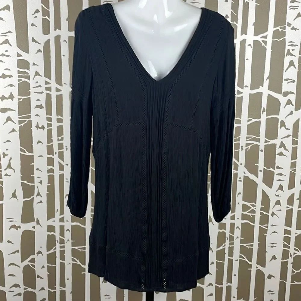Amuse Society Gauze Tunic Black S